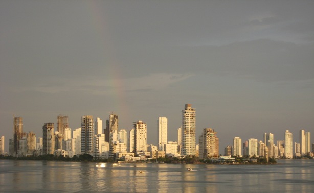 rainbow over Boca Grande, Cartagena rainbow over Boca Grande, Cartagena
