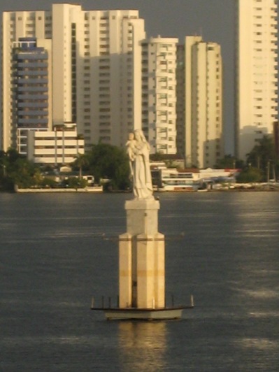 madonna in Cartagena harbor madonna in Cartagena harbor