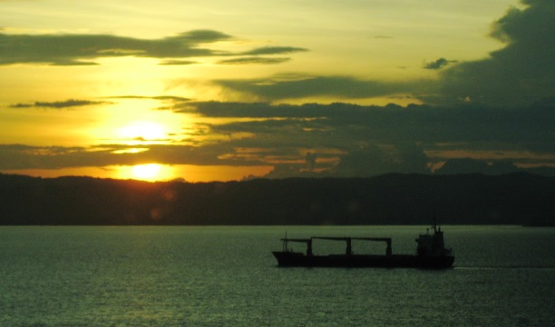 sunrise approaching the canal