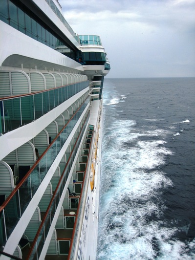 looking aft from the bridge looking aft from the bridge